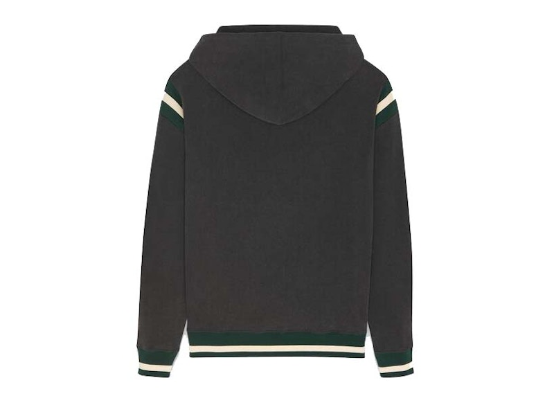 Black hoodie best sale with green