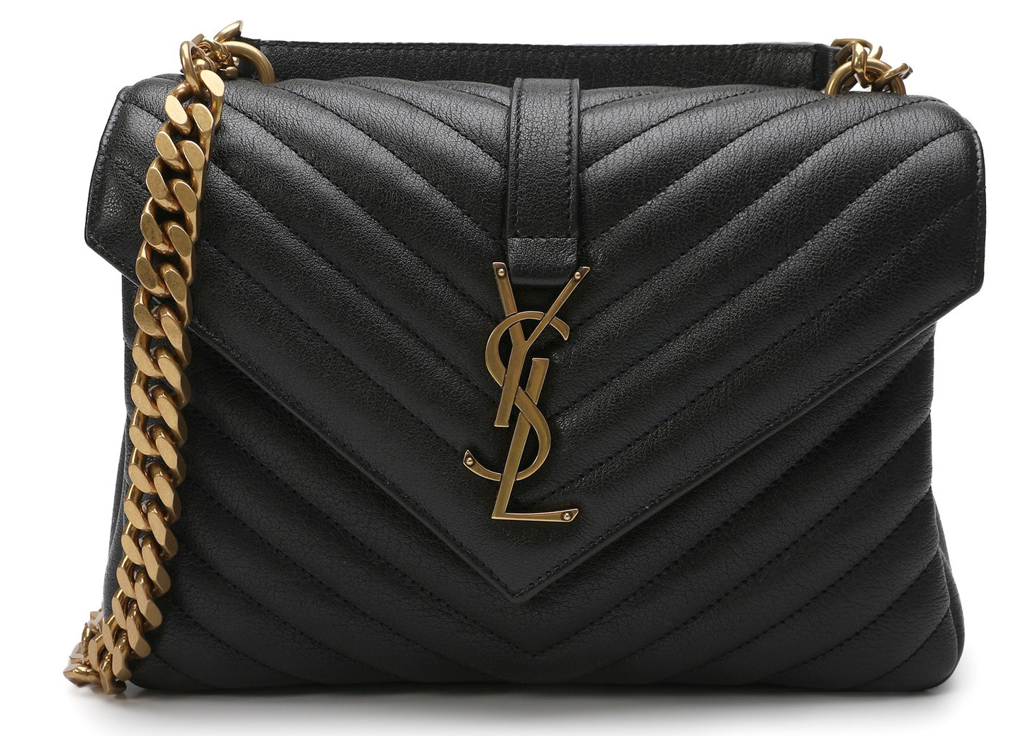Black Loulou Toy quilted-leather cross-body bag | Saint Laurent | MATCHES UK