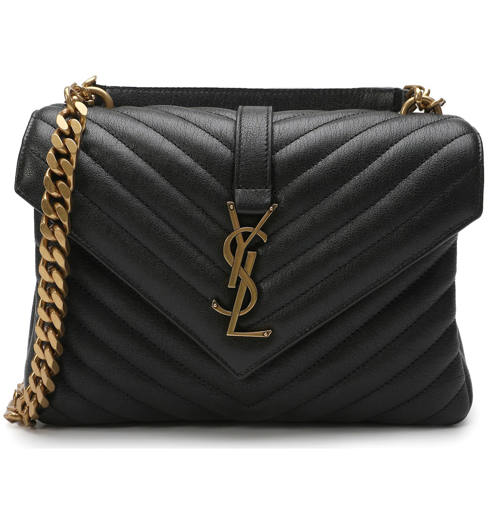Yves saint laurent black quilted bag Clearance