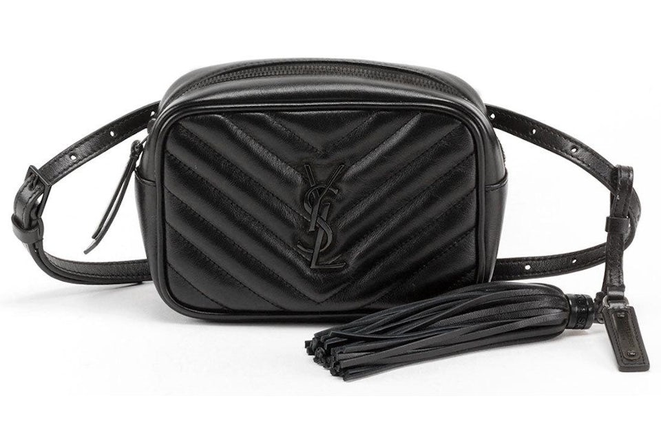 Grey Lou YSL-monogram quilted-leather cross-body bag