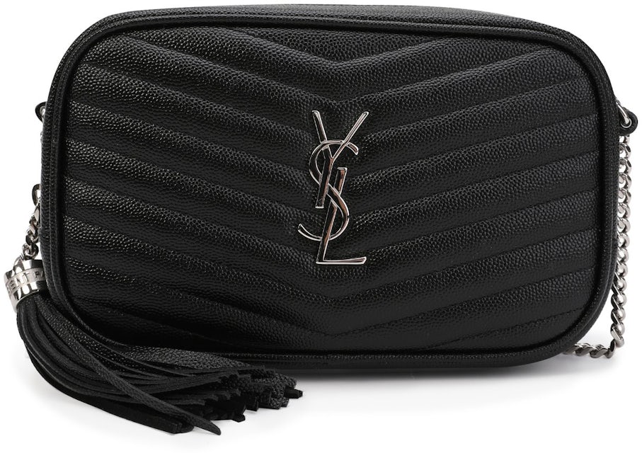 Saint Laurent Lou Camera Bag Quilted Leather Black-tone Black in