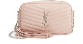 Saint Laurent Lou Shoulder Bag Matelasse Mini Pink