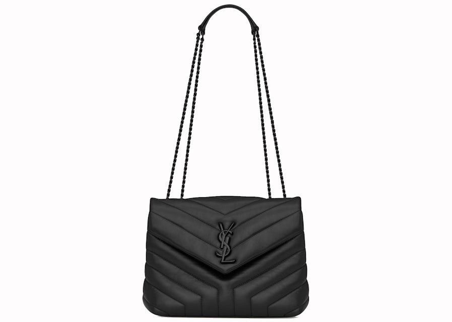 Saint Laurent Loulou Shoulder Bag Matelasse Black-tone Toy Black in  Calfskin with Black-tone - US