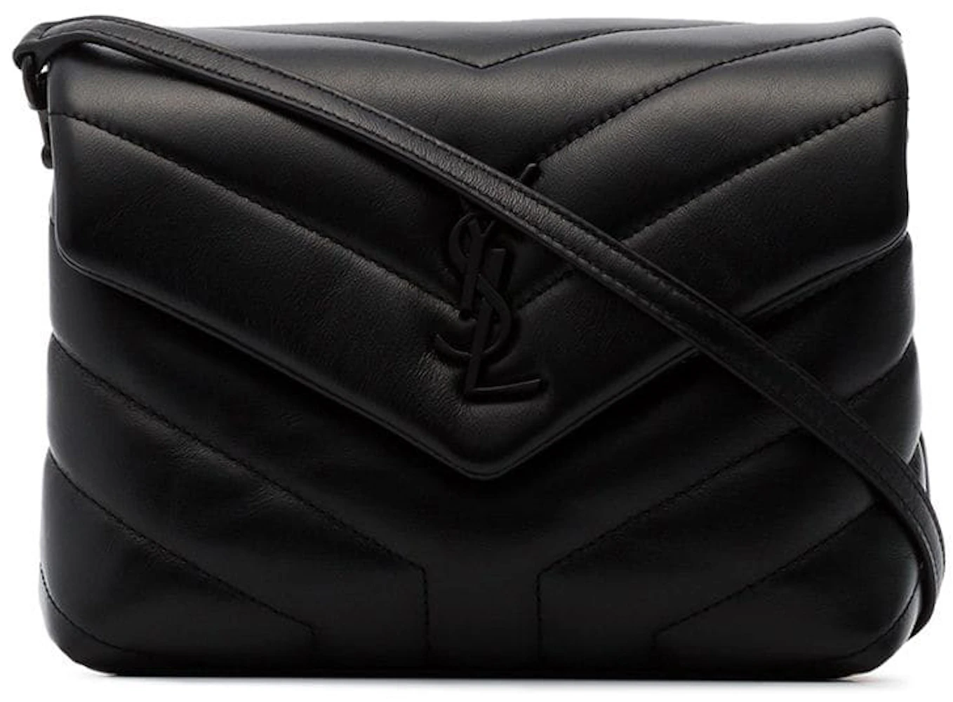 Black Loulou Toy quilted leather shoulder bag