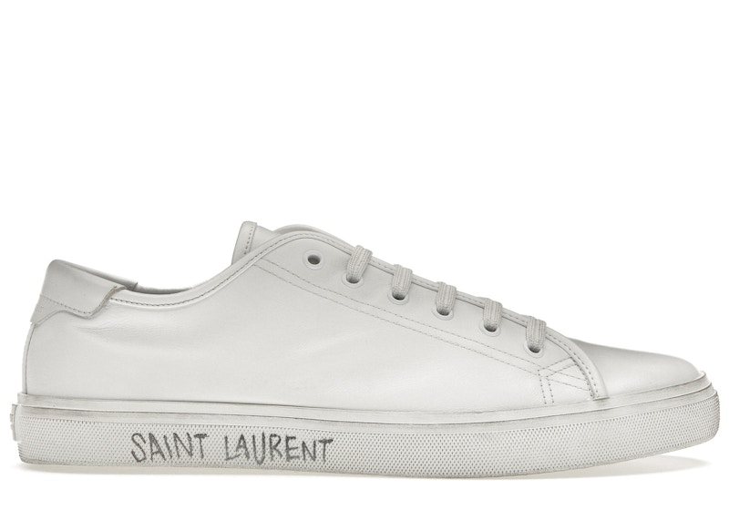 Saint Laurent Malibu Low Optic White