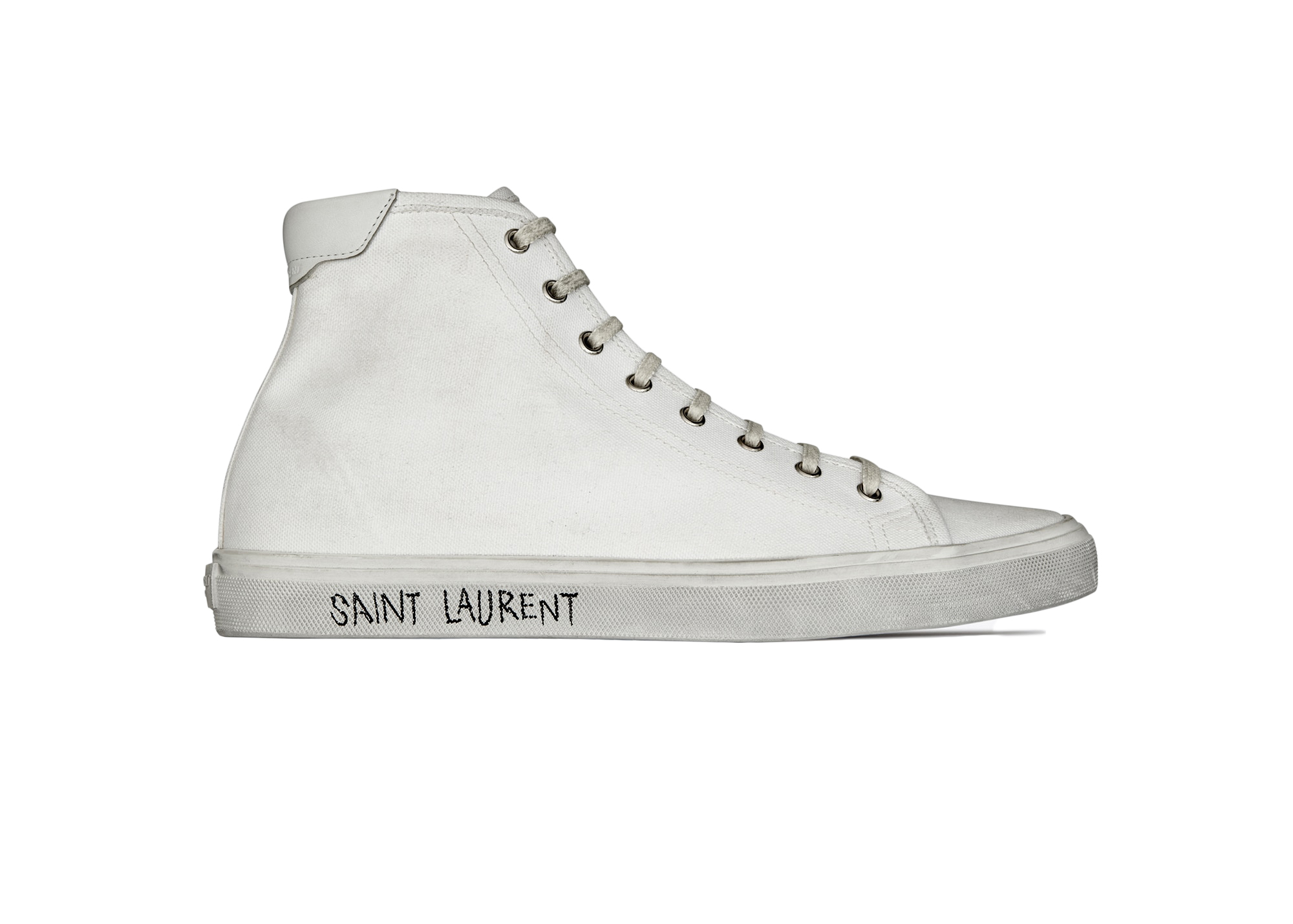 Saint Laurent Malibu Mid Optic White - 64924900NG09030