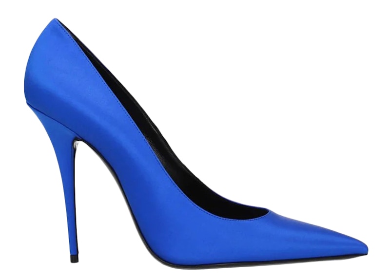 Saint laurent hot sale blue heels