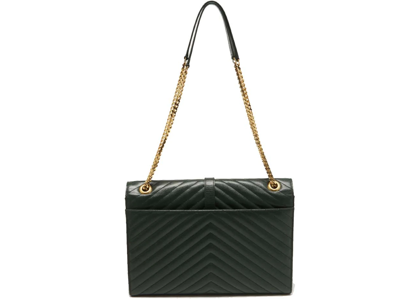 Saint laurent large envelope monogram matelassé leather shoulder bag Clearance