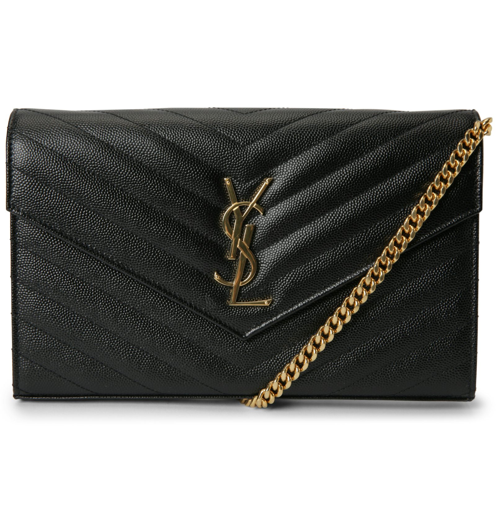 Saint laurent monogram quilted grain wallet Clearance