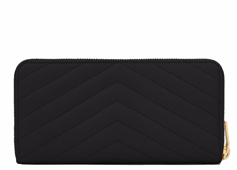 Saint laurent zip around cheap wallet