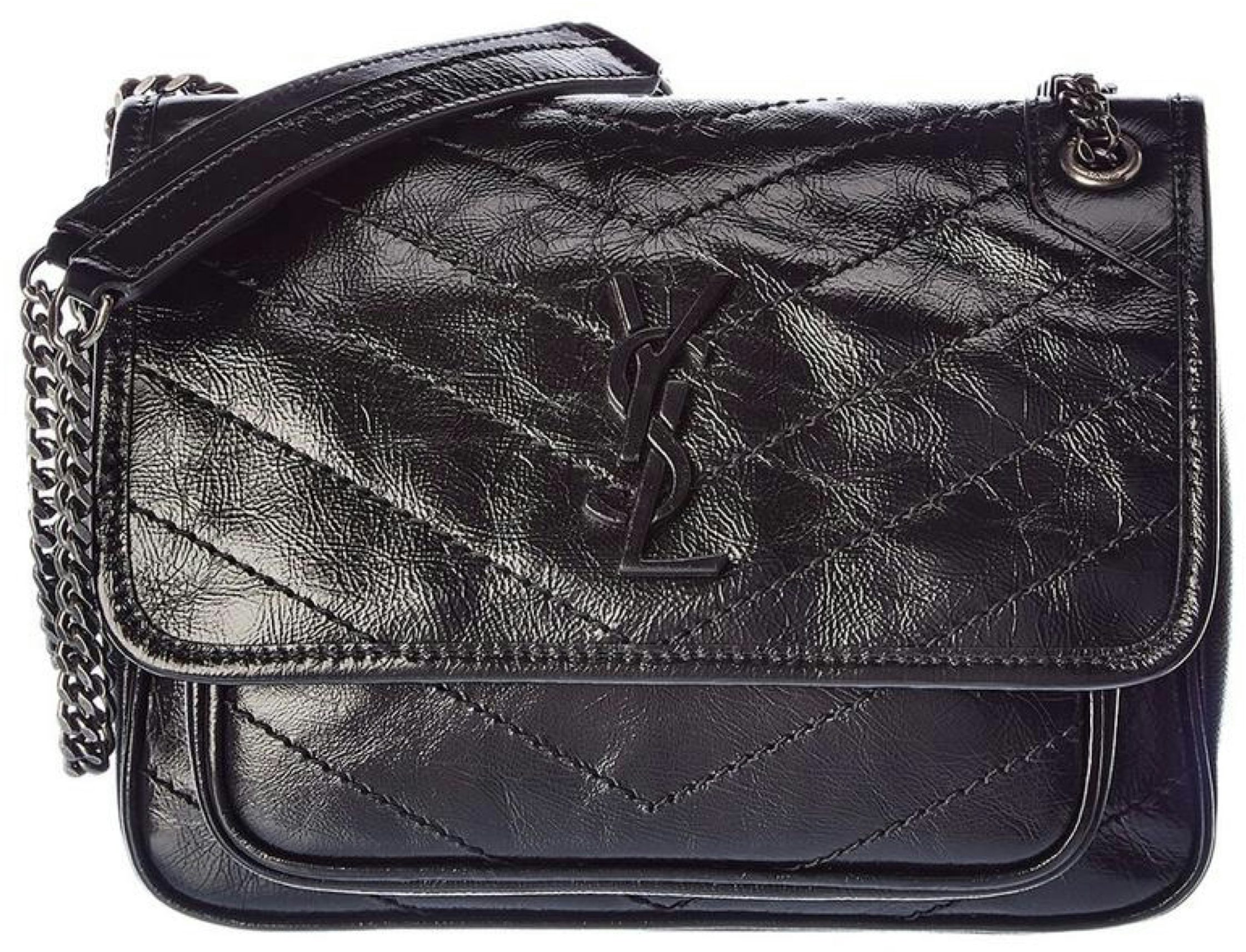Niki patent leather crossbody bag