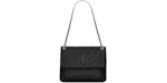 Saint Laurent Niki Shoulder Bag Medium Crinkled Vintage Black