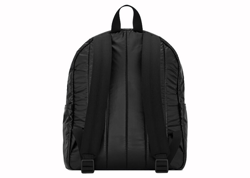 Saint Laurent Nuxx Backpack In Nylon Silver/Black