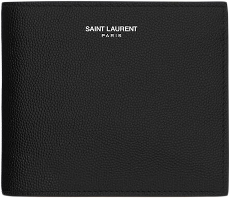 Saint Laurent Men's YSL Leather Wallet w/ Money Clip