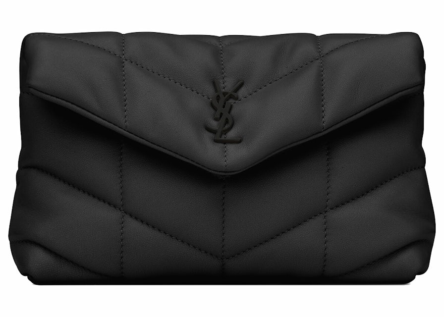 Saint Laurent Mini Loulou Puffer Crossbody Bag Noir