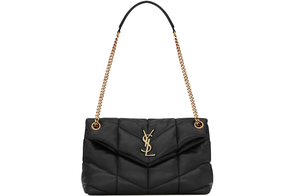 Saint Laurent Quilted Puffer Bag Small Black