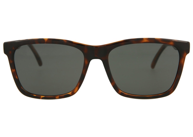 Saint Laurent RectangleFrame Injection Sunglasses Havana/Grey (SL318
