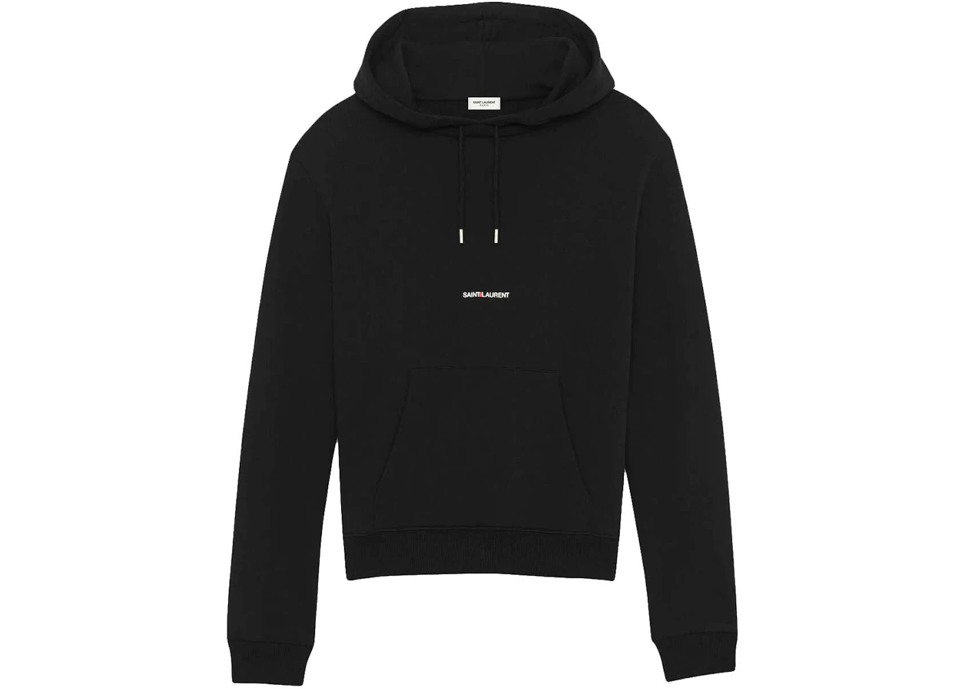Saint Laurent Rive Gauche Hoodie Black Men's US - Main Image
