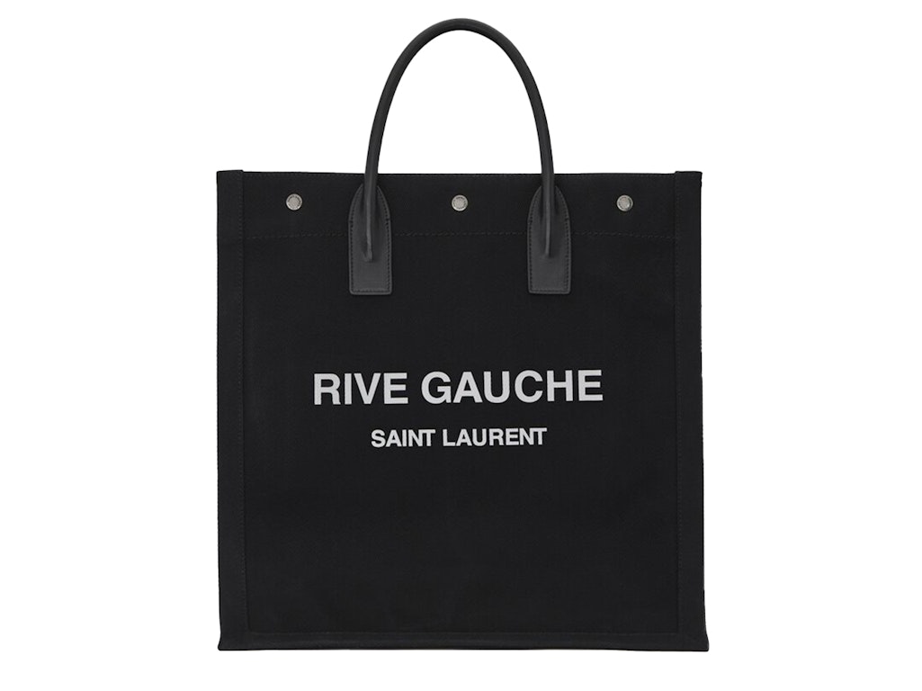 Pre-owned Saint Laurent Rive Gauche North/south Tote Black