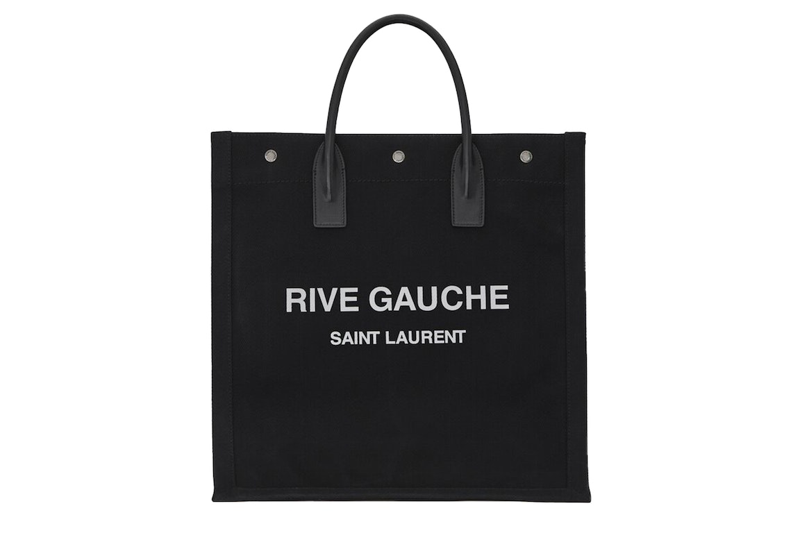 Pre-owned Saint Laurent Rive Gauche North/south Tote Black
