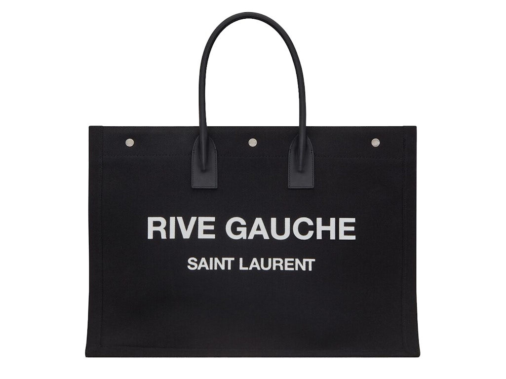 Pre-owned Saint Laurent Rive Gauche Tote Bag Black
