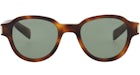 Saint Laurent Occhiali da sole rotondi in acetato Avana/Avana/Verde (SL546-30013743-002)