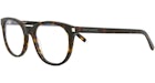 Saint Laurent Round Oval Optical Frames Havana/Havana/Transparent (SL471-30011701-002)
