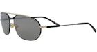 Gafas de sol Saint Laurent Round Oval Negro/Negro/Plateado (SL561-30013779-003)