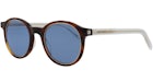 Gafas de sol Saint Laurent Redondas Ovaladas Habana/Cristal/Azul (SL521RIM-30013255-008)
