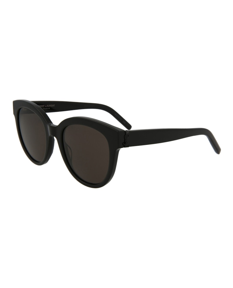 Saint Laurent Round Sunglasses Black/Black/Black (SLM29-30006133-001) in  Acetate - JP