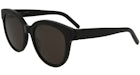 Saint Laurent Round Sunglasses Black/Black/Black (SLM29-30006133-001)
