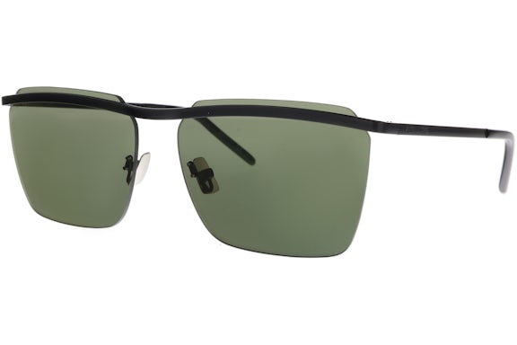 Saint Laurent Runde Sonnenbrille Schwarz (SL 243-006)