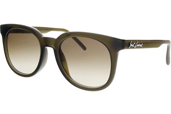 Lunettes de soleil rondes Saint Laurent Vert (SL 405-004)