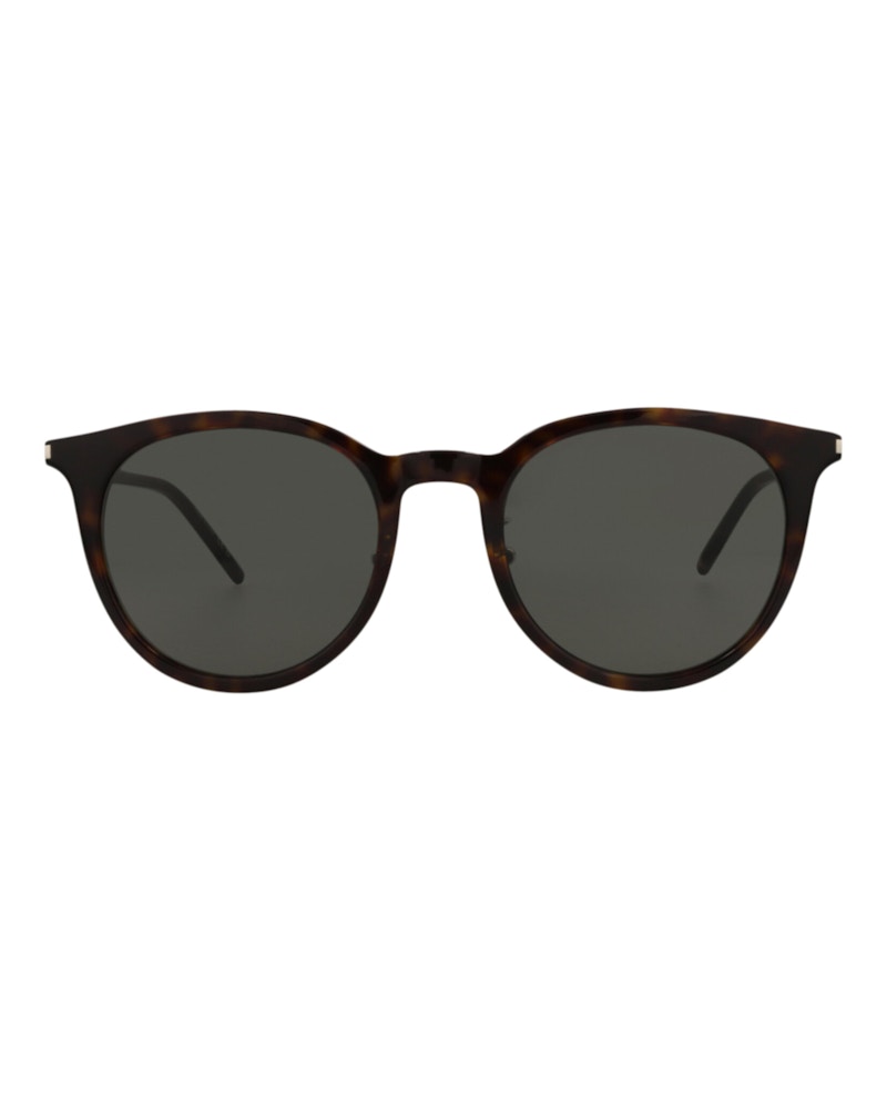 Saint Laurent Round Sunglasses Havana/Havana/Grey (Sl488k-30011924-002)