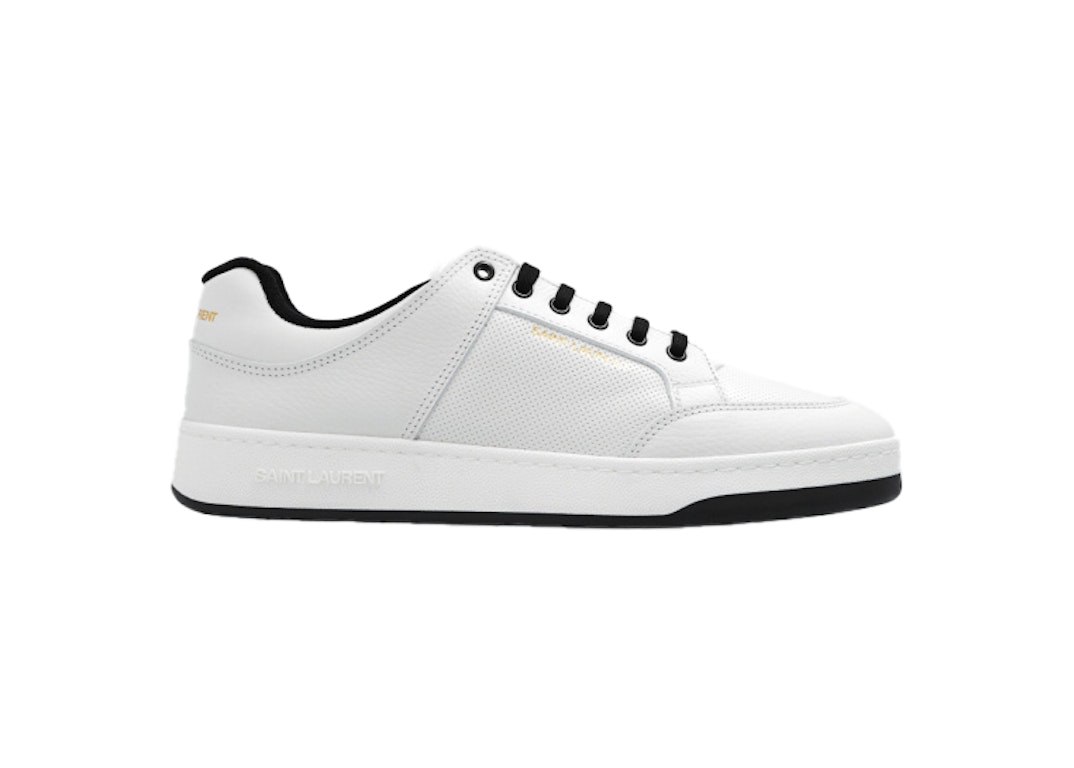 Pre-owned Saint Laurent Sl/61 Low Tops White Leather