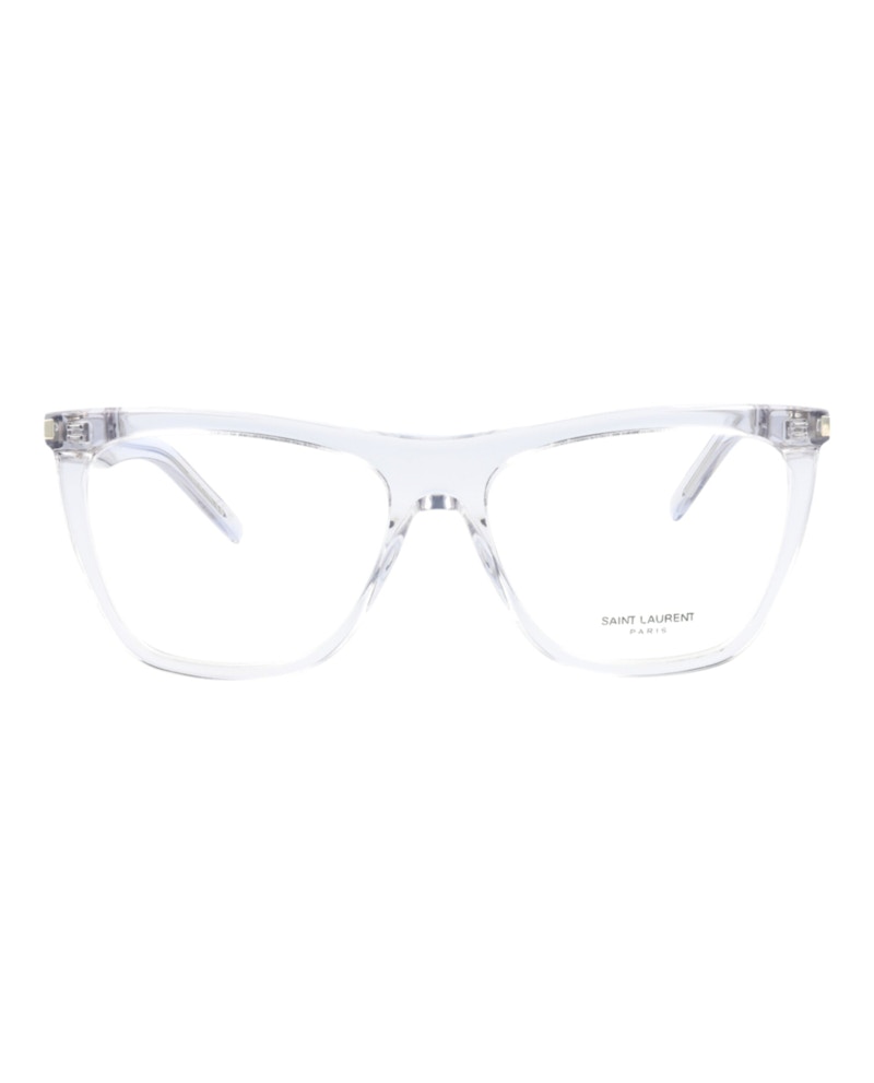 Saint Laurent Square Eyeglasses Grey/Grey/Transparent (Sl518-30013050-003)