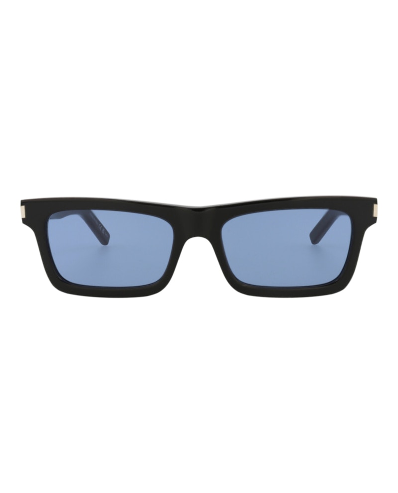 Pre-owned Saint Laurent Women's Squareframe Acetate Sunglasses/30011401009) In Black/blue (sl461betty In Multi