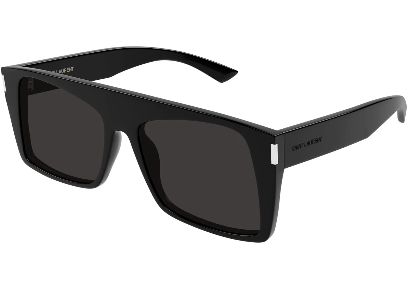 Saint Laurent Square Sunglasses Black/Black (SL-651-VITTI-001) in