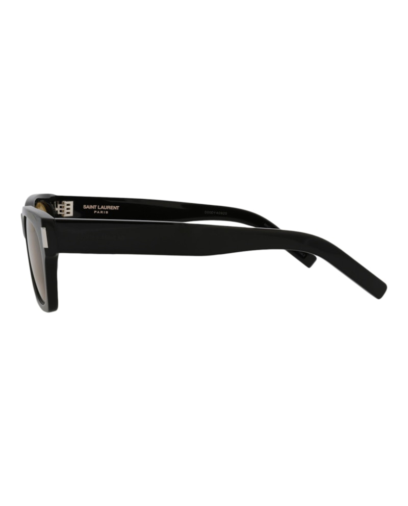 Saint Laurent Square Sunglasses Black/Black/Yellow (Sl402-30009329-010)