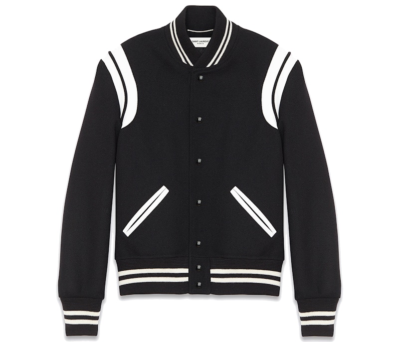 Saint laurent paris deals teddy jacket