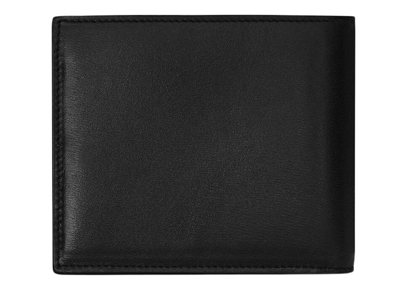 Saint Laurent Tiny Cassandre East/West Bifold Wallet In Shiny