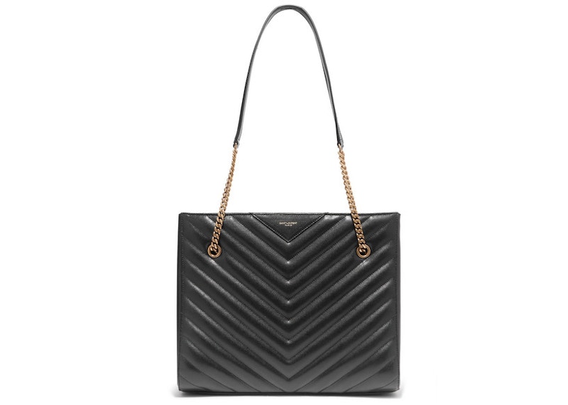 saint laurent tribeca quilted tote bag