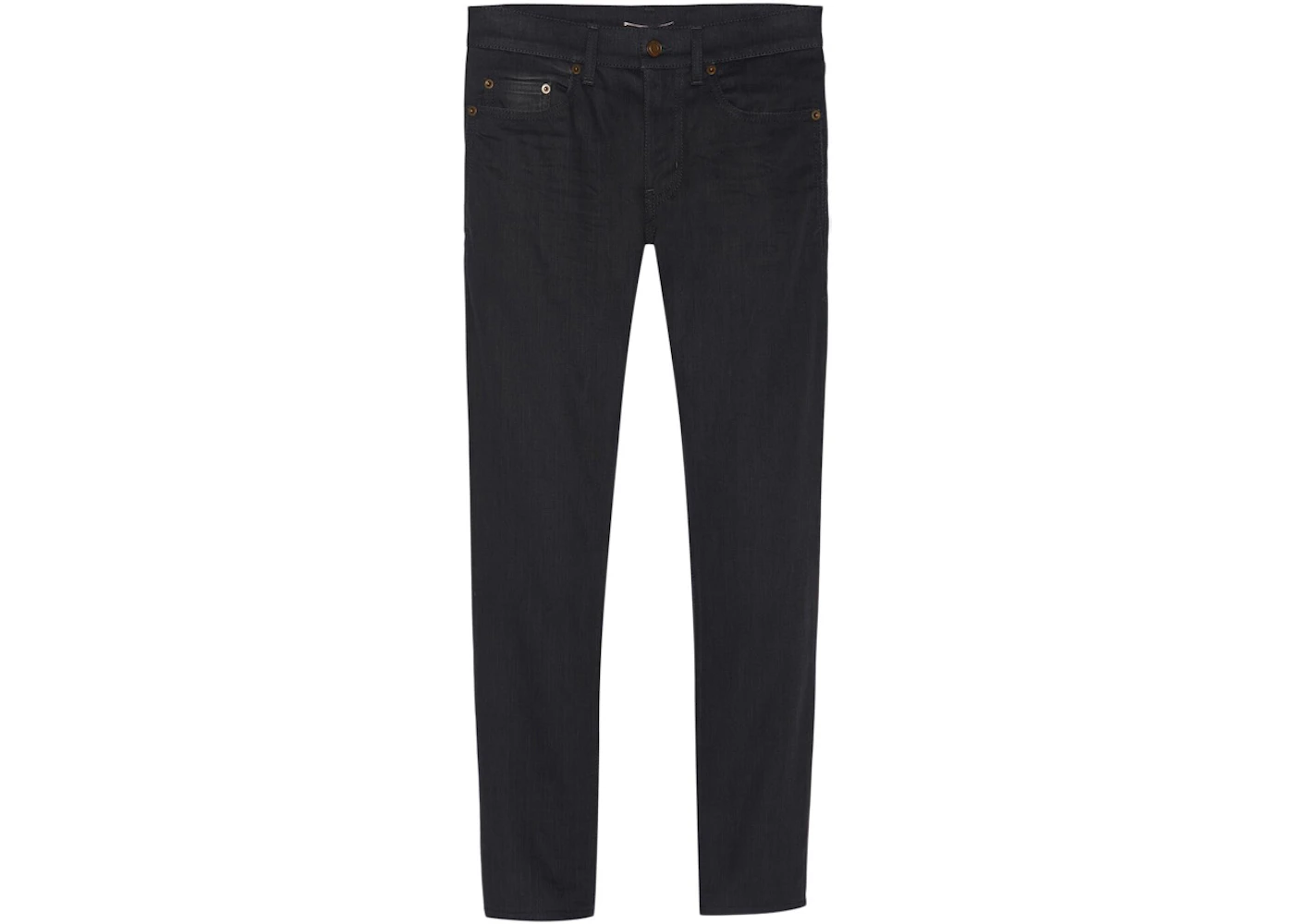 Saint Laurent Women's Cropped Skinny-Fit Denim Jeans Used Black - SS23 - US