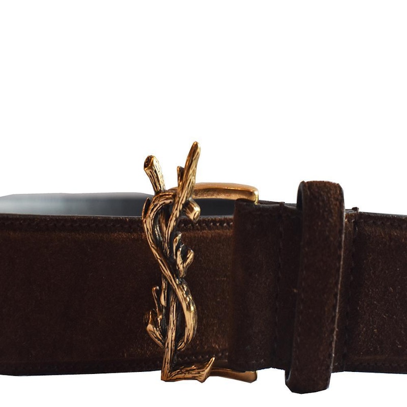 ysl brown belt