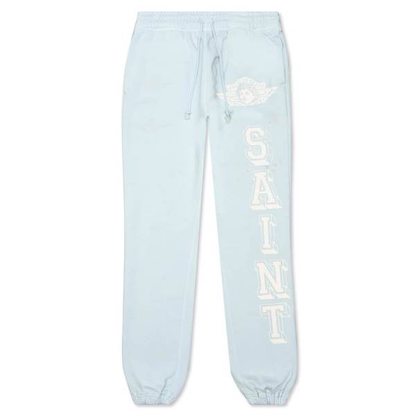 Saint Michael Angel Sweatpants Blue - SS21 Men's - US