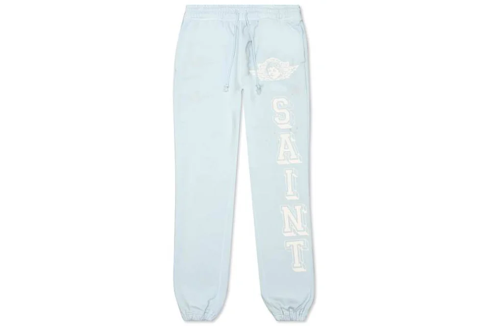 Saint Michael Angel Sweatpants Blue