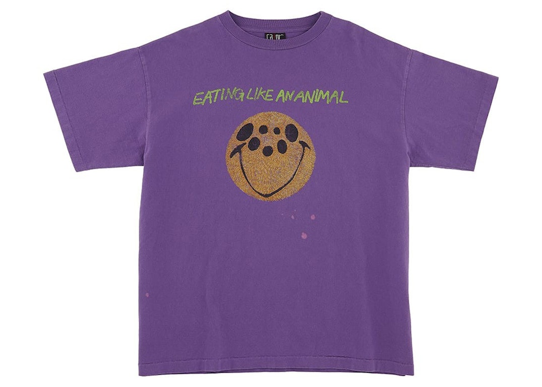 Pre-owned Saint Michael Bug T-shirt Purple