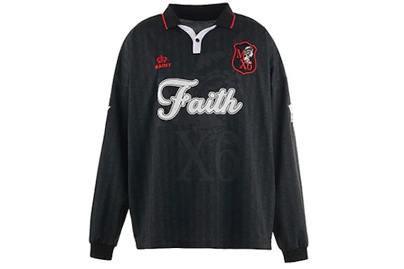 Saint Michael Faith Soccer Shirt Black