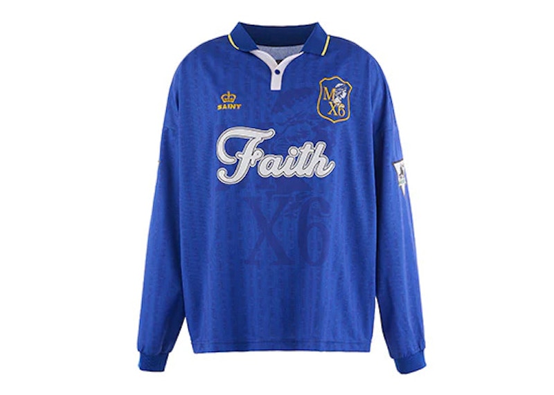 第一ネット Soccer Faith Michael Saint Shirt US - FW24 - Men's Blue トップス