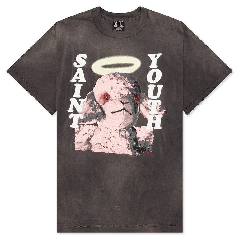 Pre-owned Saint Michael Pink Sheep T-shirt Black